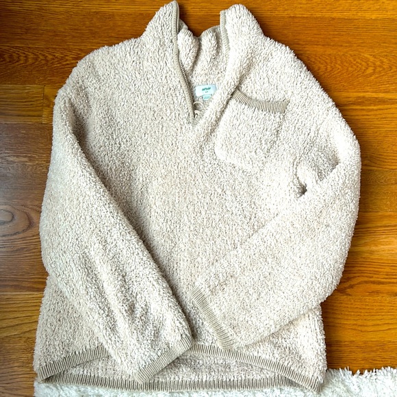 Aerie Tan sherpa SIZE SMALL - Picture 1 of 1